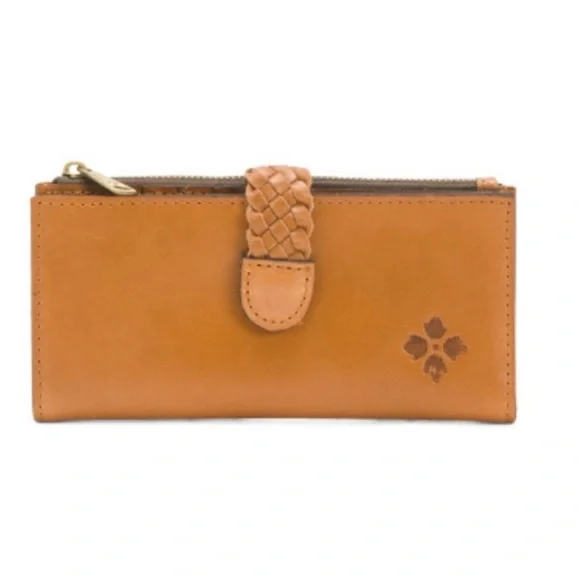 Patricia Nash Braided Nazari Biscuit Wallet 6.75" W X 3.5" H X 0.5" D - Picture 5 of 5